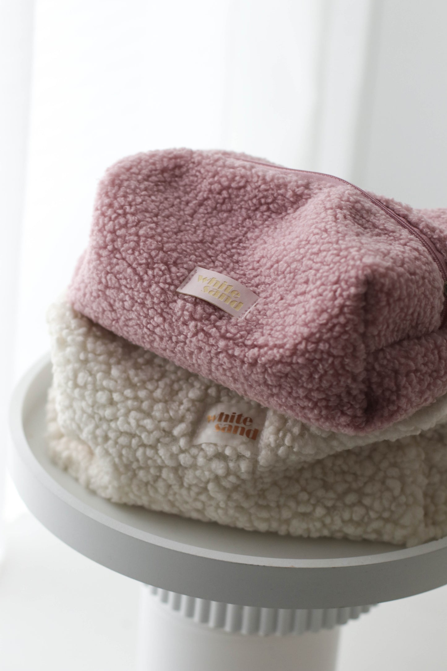 Kosmetyczka Teddy Baranek - POWDER PINK