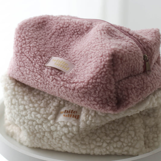 Kosmetyczka Teddy Baranek - POWDER PINK