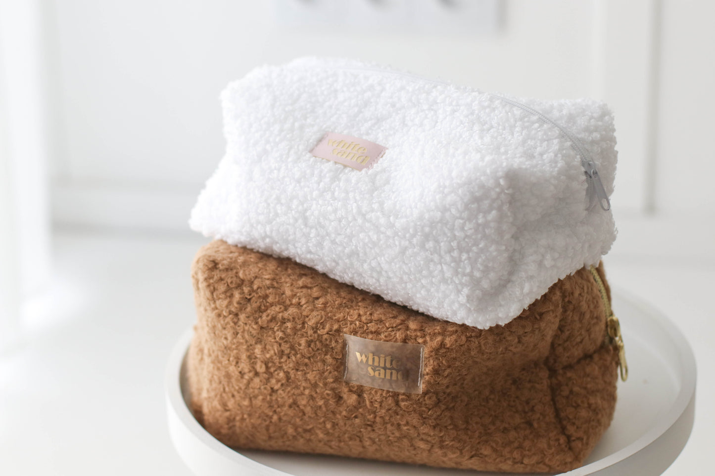 Kosmetyczka Teddy Baranek - PURE WHITE