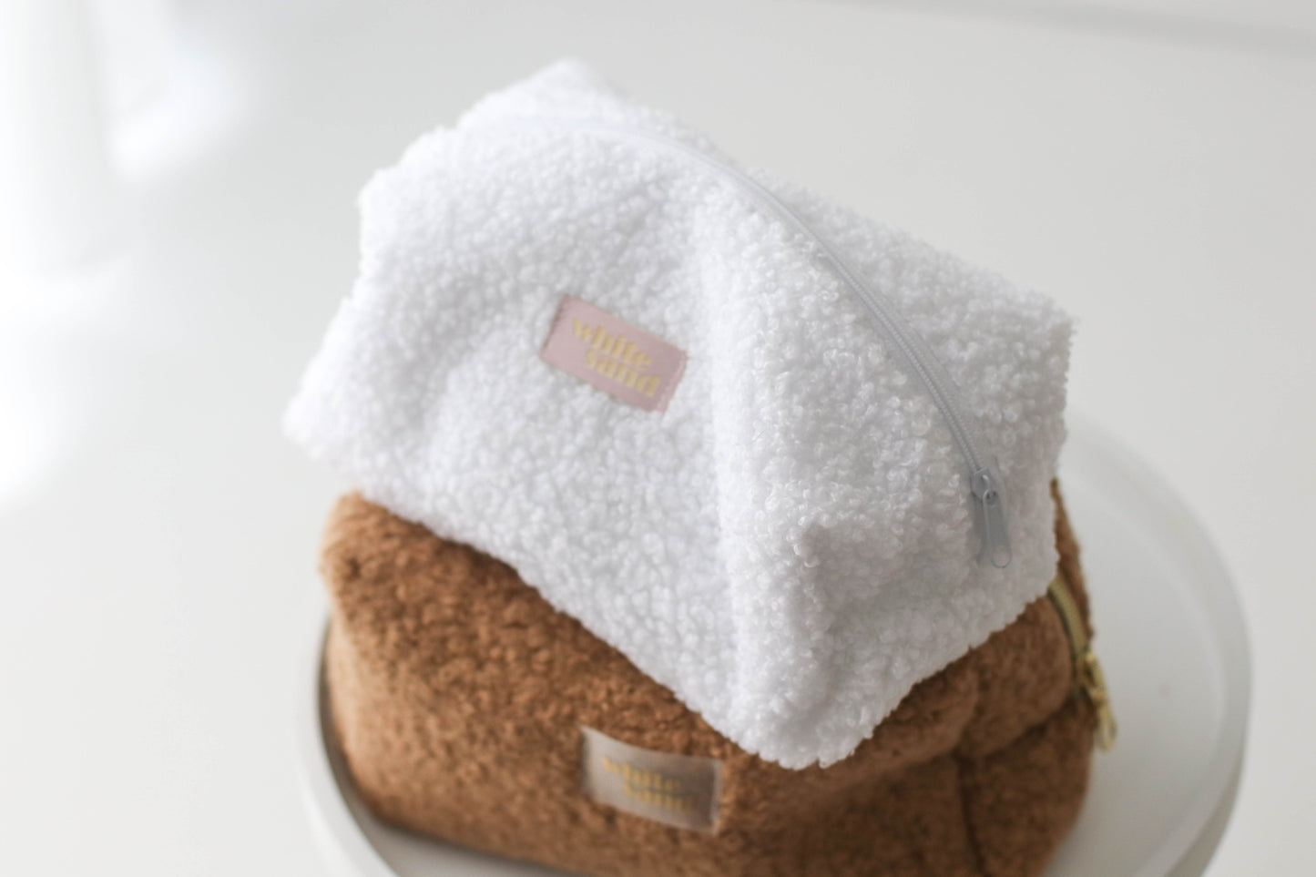Kosmetyczka Teddy Baranek - PURE WHITE