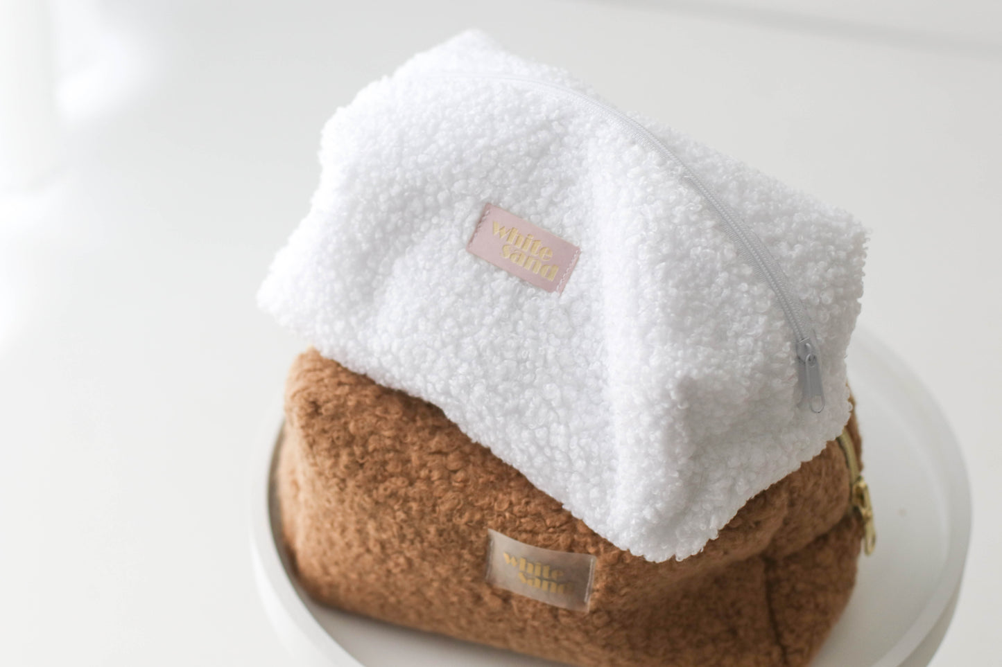 Kosmetyczka Teddy Baranek - PURE WHITE